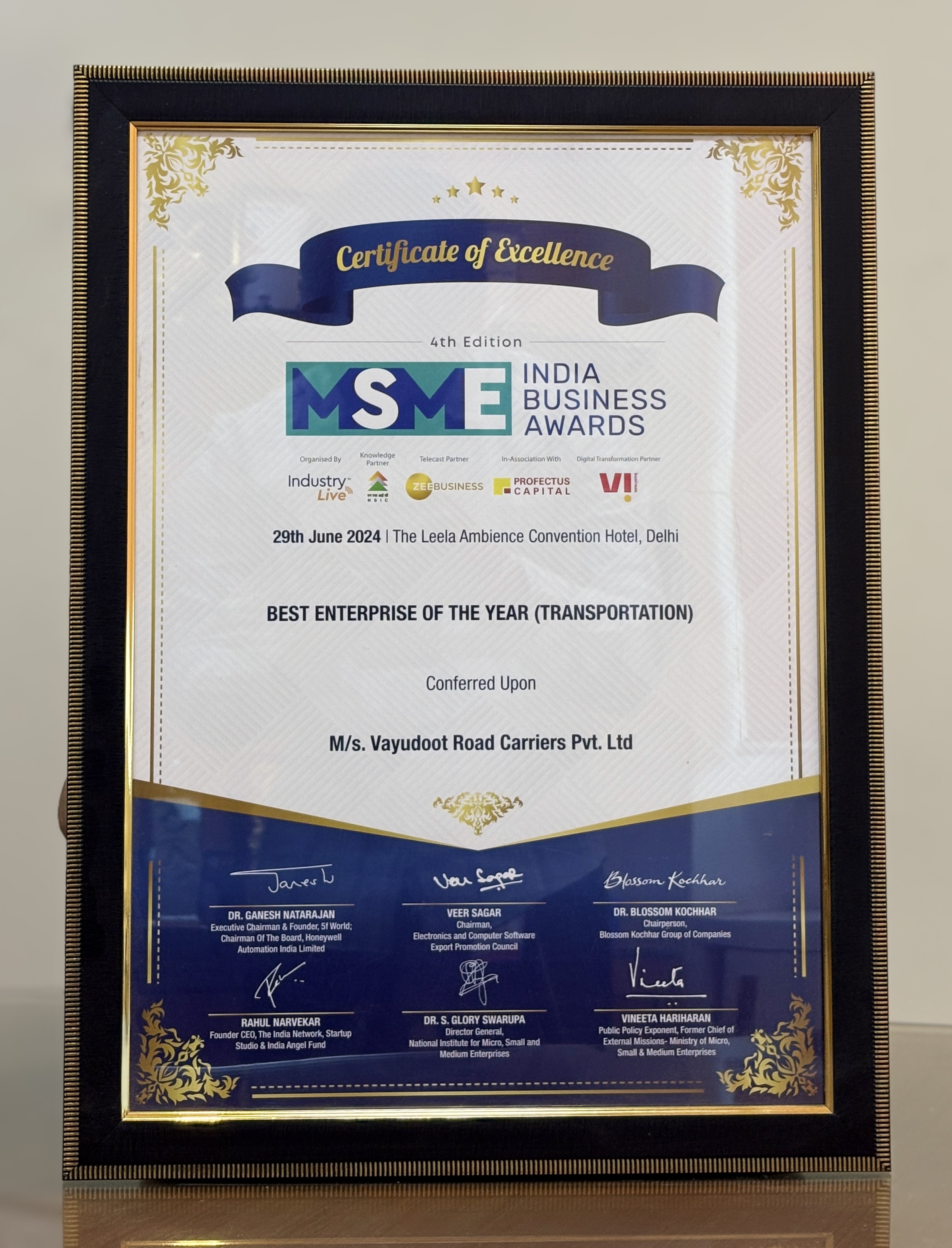 India Business Award MSME 2024